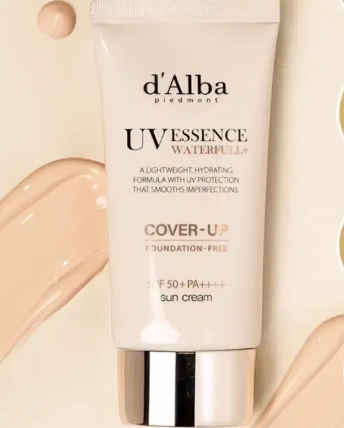 d'Alba UV Essence Waterfull+ Sunscreen Collection SPF50+ PA++++ | Korean Sun Cream