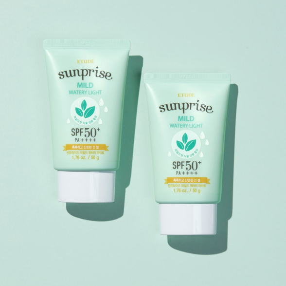 ETUDE - Sunprise Mild Watery Light Sunscreen SPF 50+ PA++++