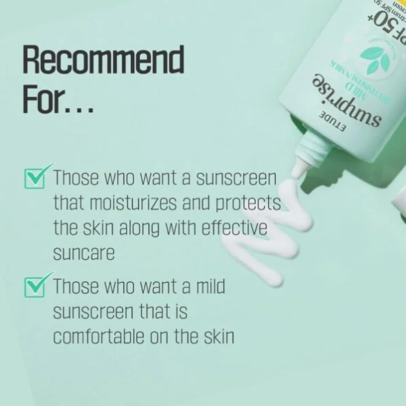 ETUDE - Sunprise Mild Watery Light Sunscreen SPF 50+ PA++++