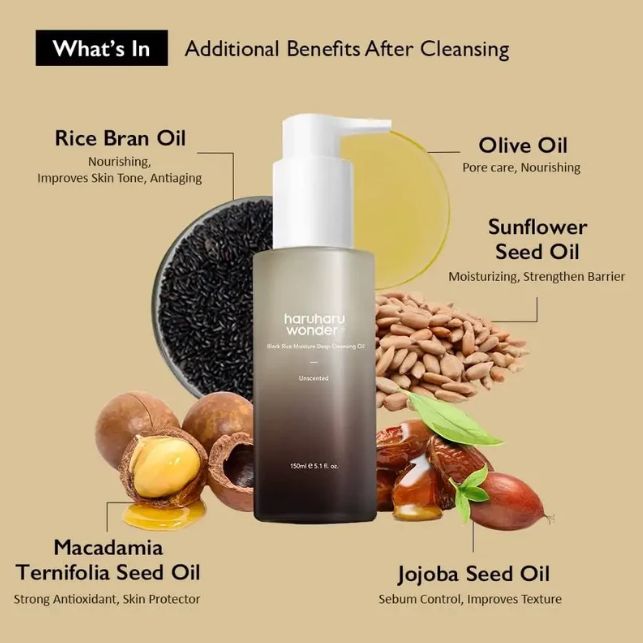 haruharu wonder Black Rice Moisture Cleansing