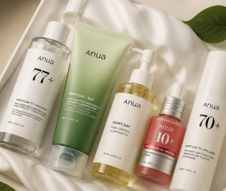 Anua Heartleaf Complete Skin Routine Set 🌿 (5-Step Korean System)