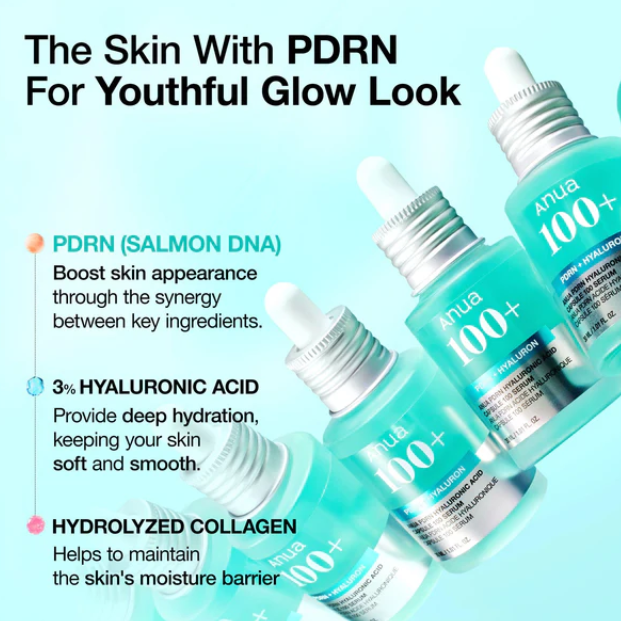🩵 Anua Ultimate Hydration & Firming Bundle – 6-Piece Korean Skincare Set + Free Gifts