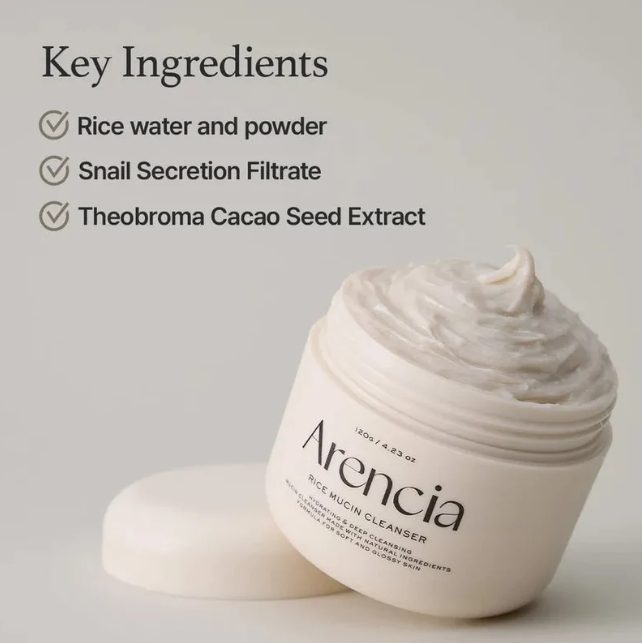 Arencia Rice Mochi Cleanser Collection | Korean Deep Cleansing Face Wash