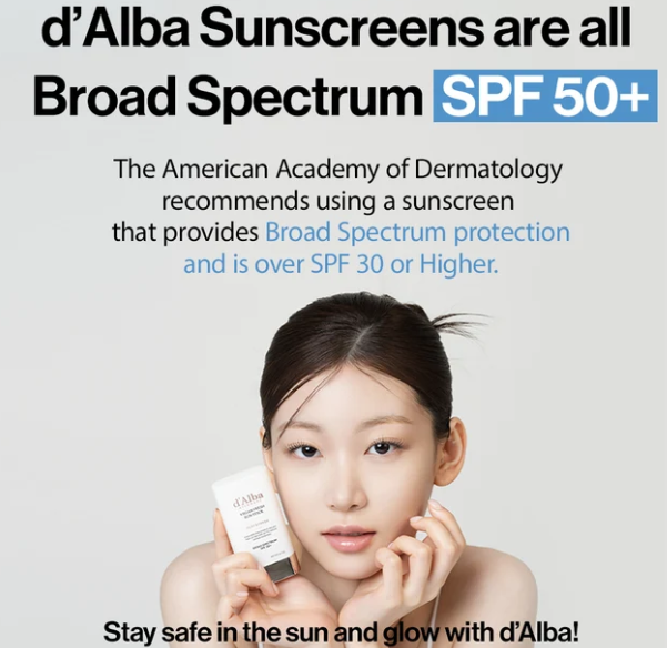 d'Alba UV Essence Waterfull+ Sunscreen Collection SPF50+ PA++++ | Korean Sun Cream