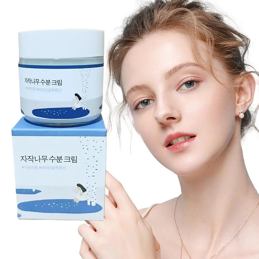 80ml 1PCS Birch Face Cream Korean Formula Long Term Moisturizing 48 Hour Hydration For Sensitive Skin Brightening Soothing Care