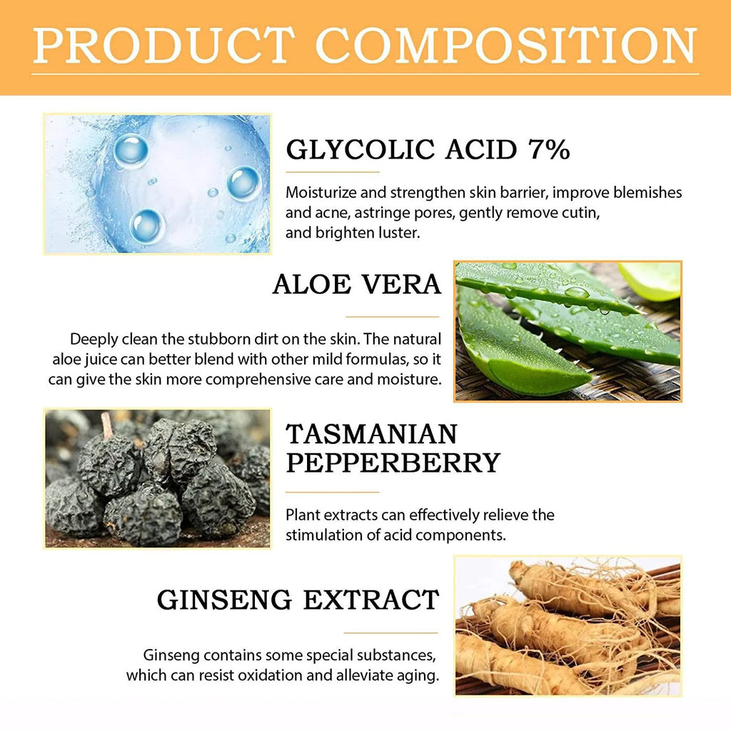 100ml Glycolic Acid 7% Toning Solution
