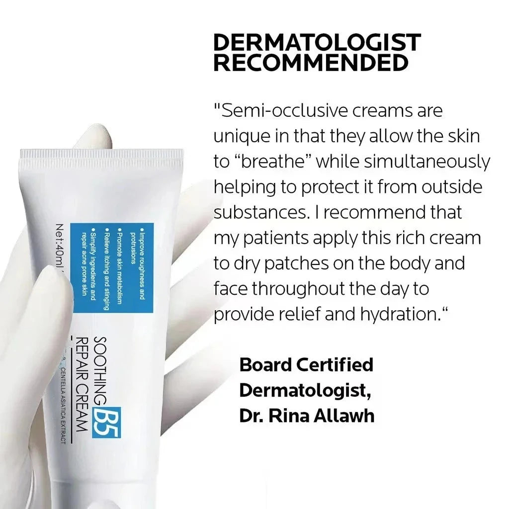 Cicaplast B5 40ml Moisturizing Cream | Soothes & Nourishes Skin | Hydrating Barrier Support