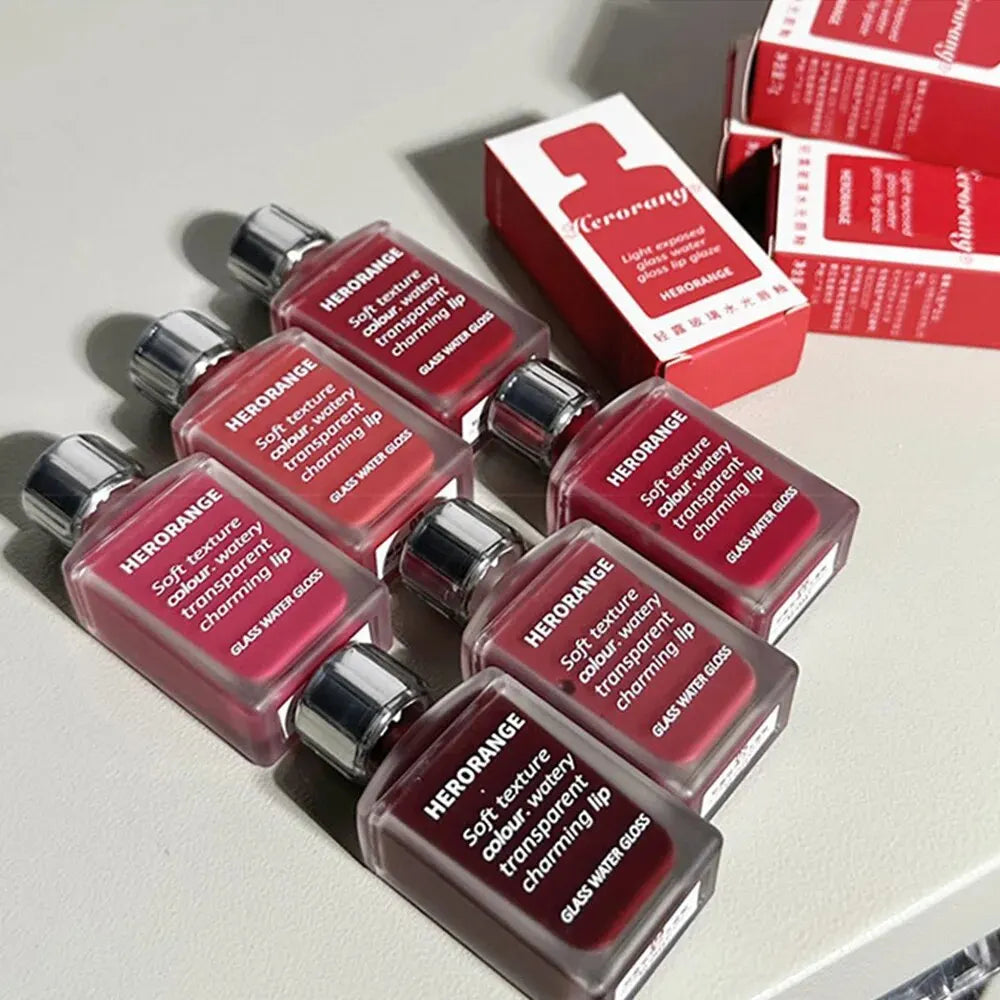 Lightly Glass Water Gloss Herorange Lip Glaze