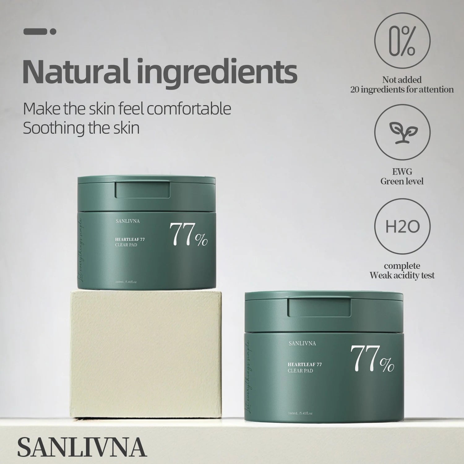 Heartleaf 77 Toner CLEAR Pad ,