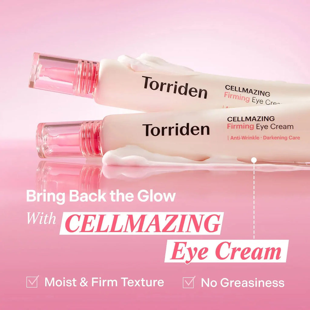 Torriden Cellmazing  Firming Eye Cream Fast-Absorbing Daily Non-Greasy