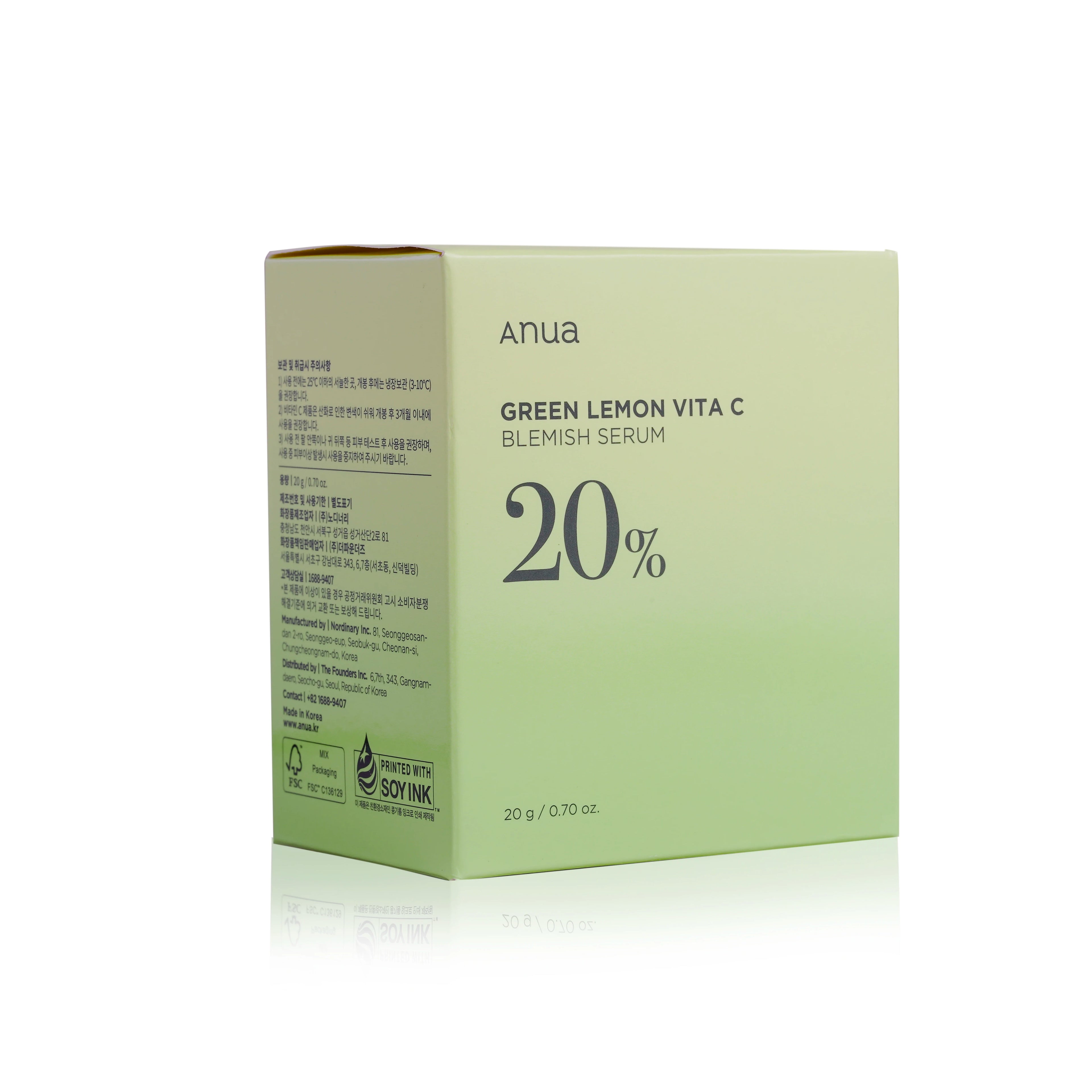 Anua Korean Skincare Vita C Serum - 20% Niacinamide & VC for Brightening & Dark Spots especially for people with dull loose skin