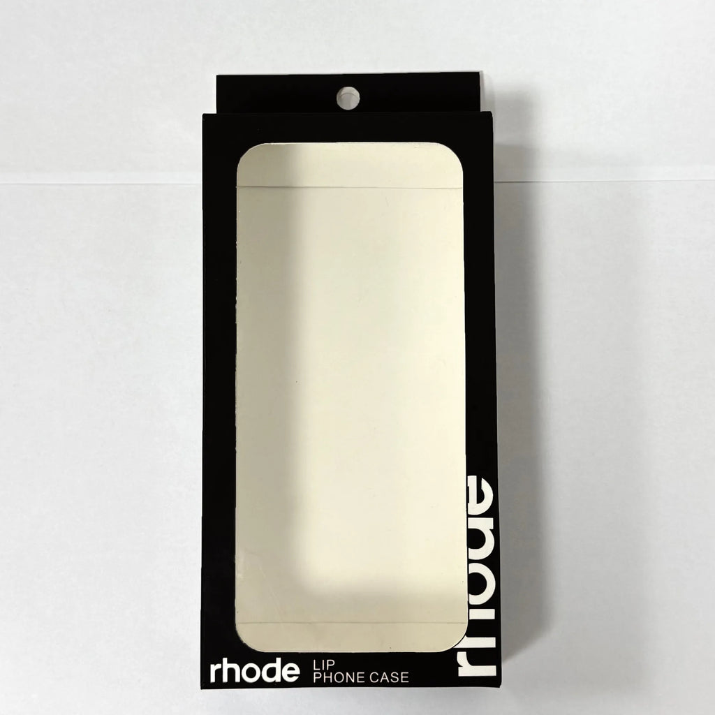 New style with Mirror Rhode phone case with lip gloss packaging box and gift box stickers suitable for iPhones